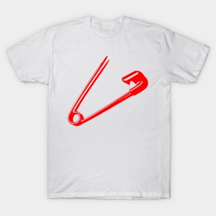 Safety Pin - What the Punk? - Stay Sharp - red edition T-Shirt